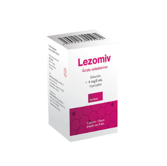 Lezomiv 4mg/5ml caja 1 frasco ámpula 5ml solución inyectable Demsa