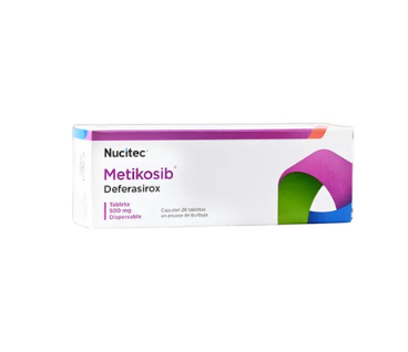 METIKOSIB 500 MG TABLETAS C/28 (DEFERASIROX) Demsa
