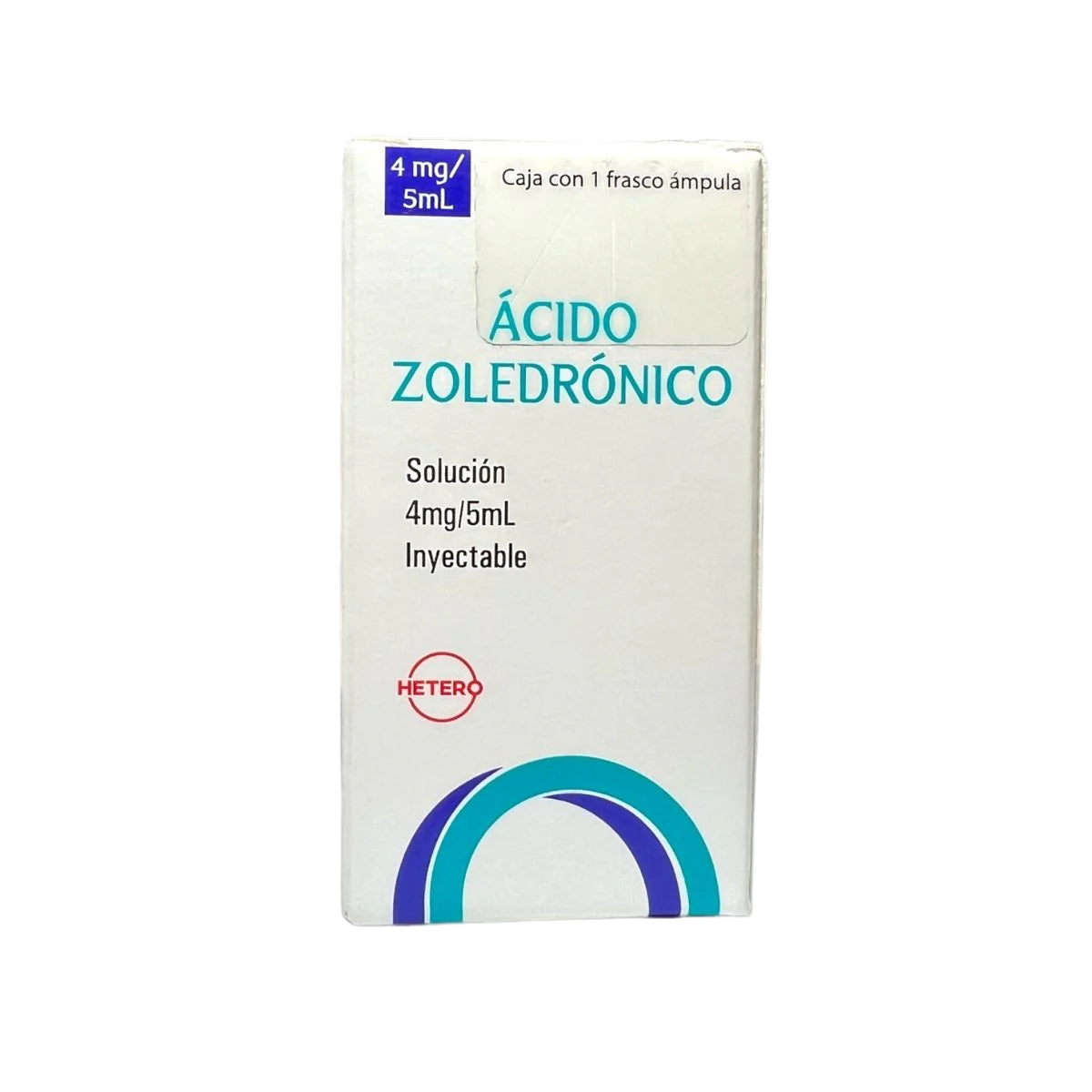 ACIDO ZOLEDRONICO 4 MG / 5 ML CAJA CON 1 FCO AMPULA
