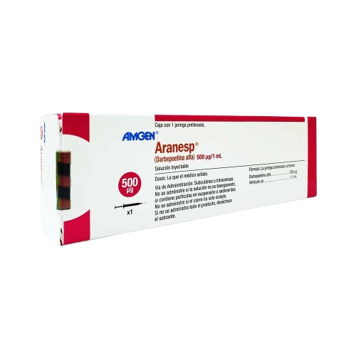 ARANESP 500 MG C/1ML (DARBEPOETINA) Dg Farma