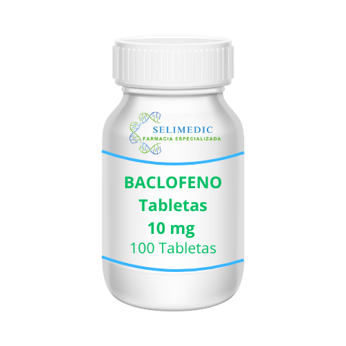 Baclofeno Tabletas 10 mg 100 tabletas