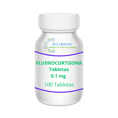 Fludrocortisona (Amneal) Tabletas 0.1 mg 100 tabletas