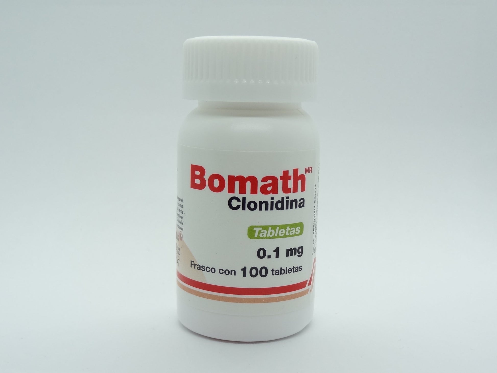 Bomath 0.3 Mg Con 100 Tabletas (Clonidina) Difarmer